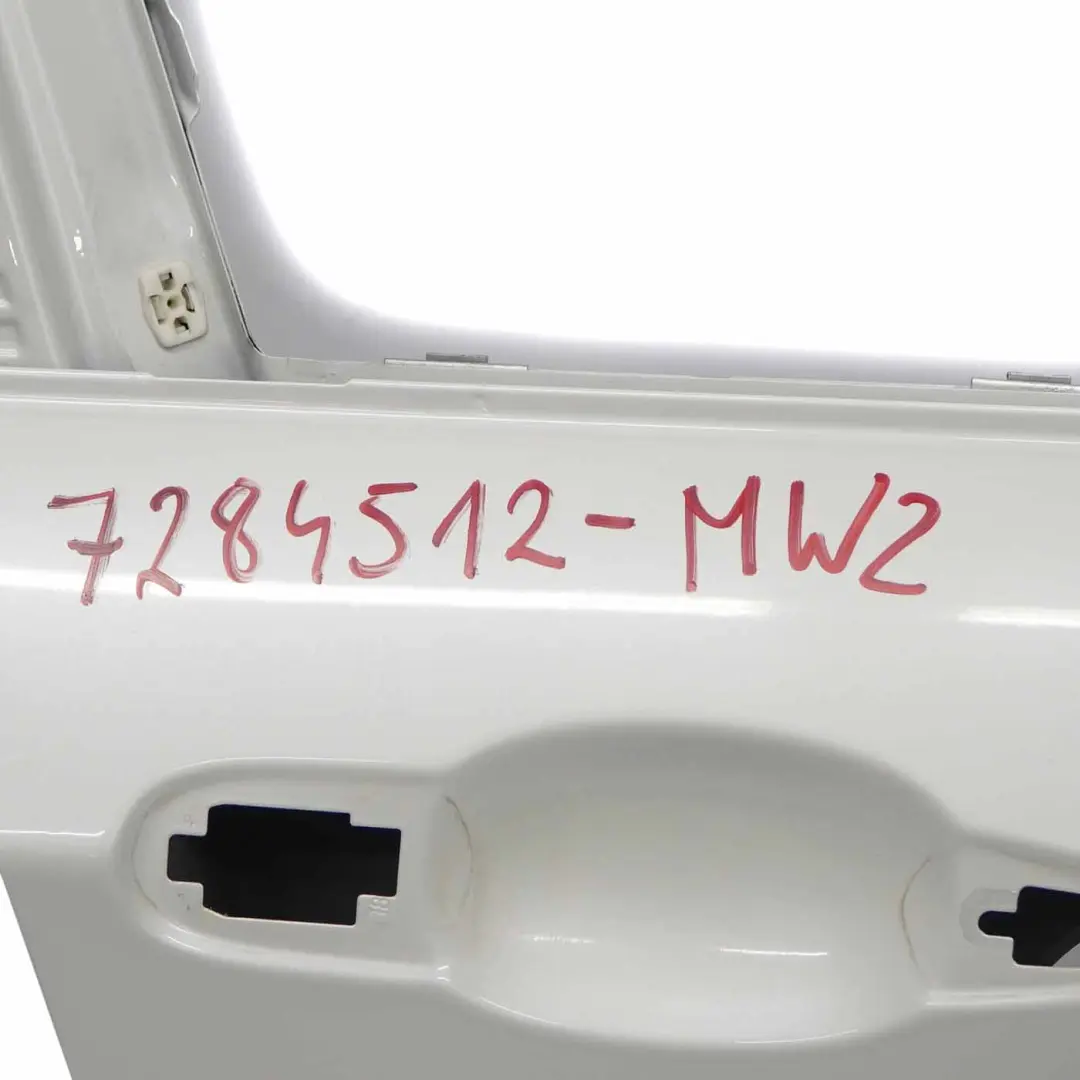 BMW F20 Tür vorne rechts Mineralweiss Mineralweiss Metallic - A96 - SKU 7284512-MW2 - Teilenummer 7284512
