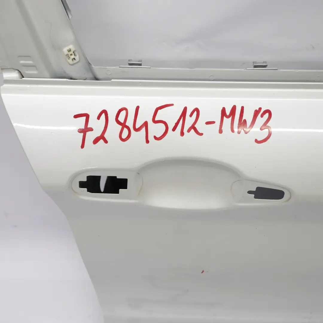 BMW F20 Porta anteriore destra Mineralweiss Mineral White Metallic - A96 - SKU 7284512-MW3 - Numero di parte 7284512