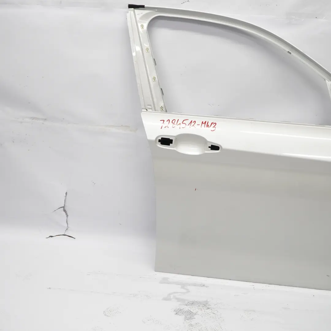 BMW F20 Porte avant droite Mineralweiss Blanc Minéral Métallisé - A96 - SKU 7284512-MW3 - Numéro de pièce 7284512