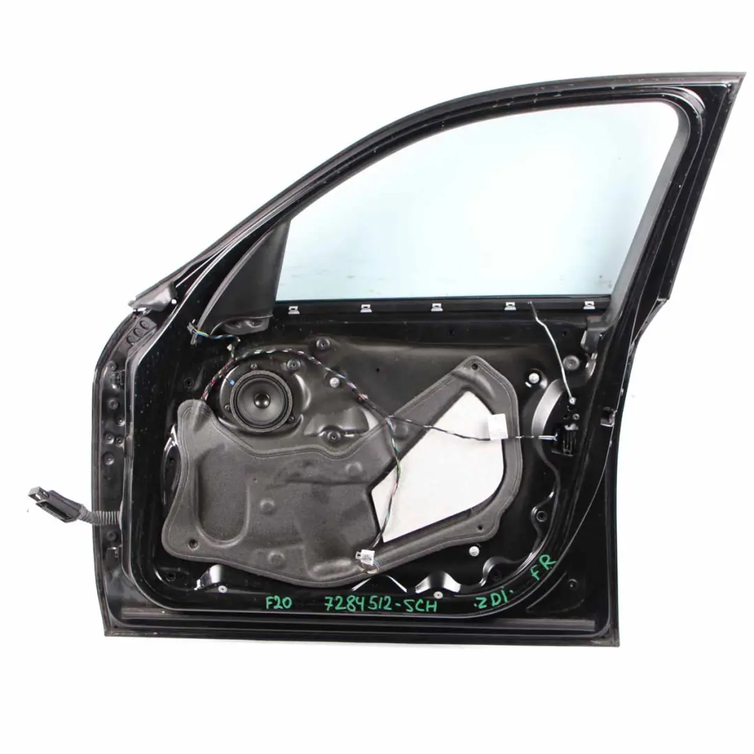 BMW 1 F20 Porta anteriore destra Schwarz 2 Jet Black - 668 - SKU 7284512-SCH1 - Numero di parte 7284512