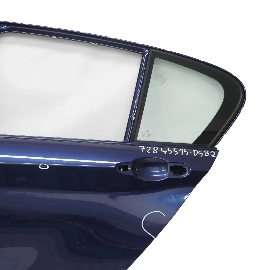 Door Rear Left Tiefseeblau Deep See Blue Metallic - A76 to BMW F20 with Part number 7284515 BMW F20 Door Rear Left Tiefseeblau Deep See Blue Metallic - A76 - SKU 7284515-DSB2 - Part number 7284515
