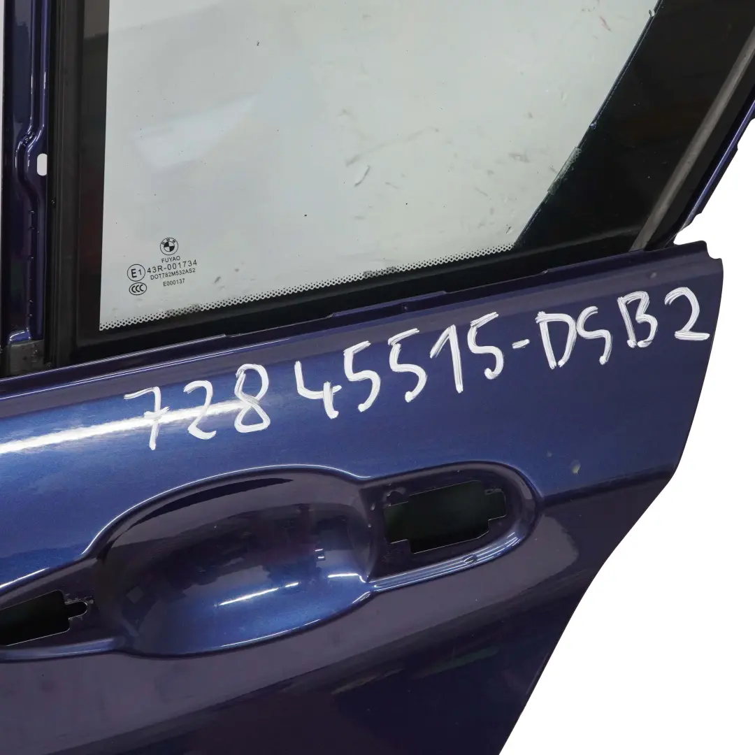 Puerta Trasera Izquierda Tiefseeblau Deep See Azul Metalizado - A76 para BMW F20 con número de pieza 7284515 BMW F20 Puerta Trasera Izquierda Tiefseeblau Deep See Azul Metalizado - A76 - SKU 7284515-DSB2 - Número de pieza 7284515