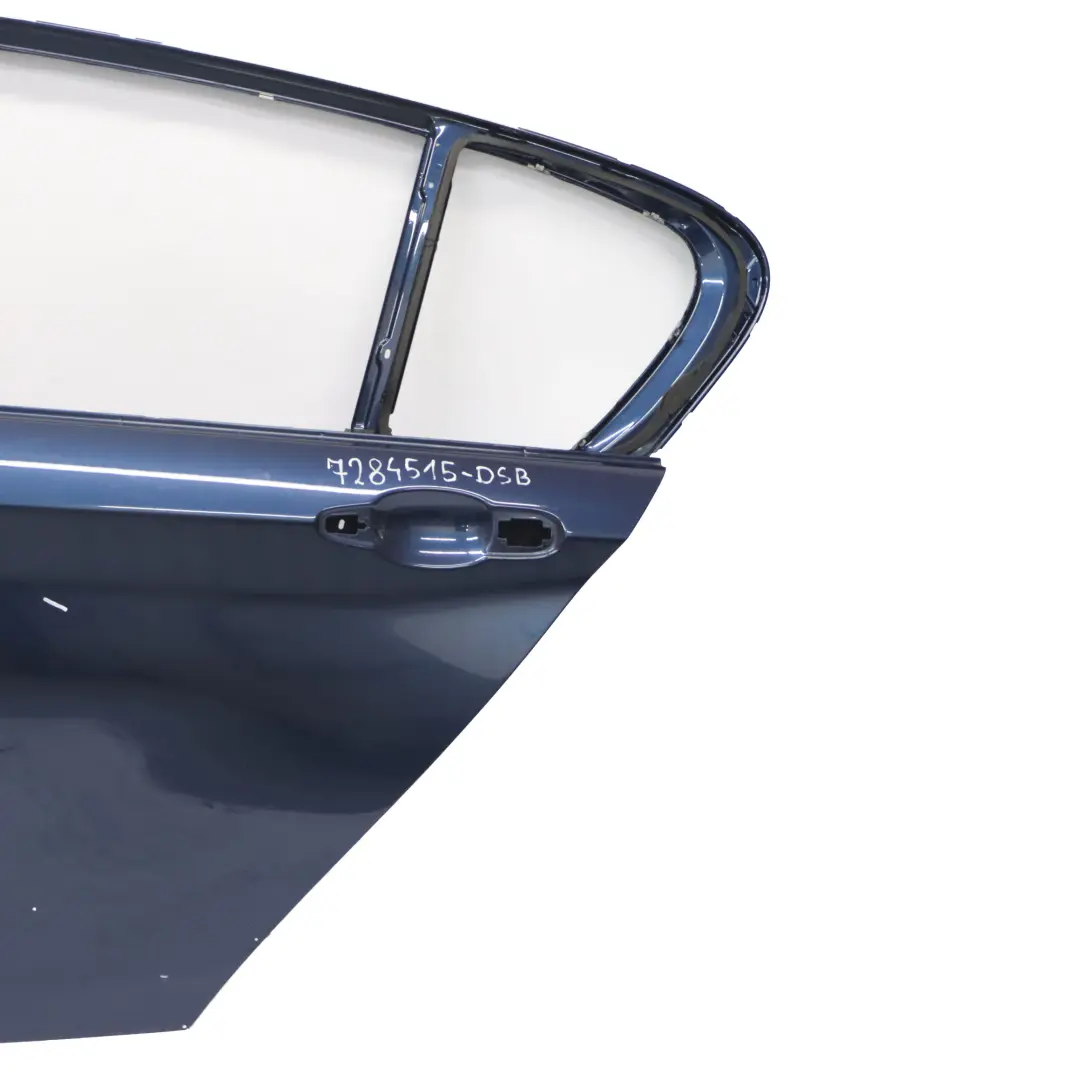 Door Rear Left N/S Tiefseeblau Deep Sea Blue Metallic - A76 to BMW F20 with Part number 7284515 BMW F20 Door Rear Left N/S Tiefseeblau Deep Sea Blue Metallic - A76 - SKU 7284515-DSB - Part number 7284515