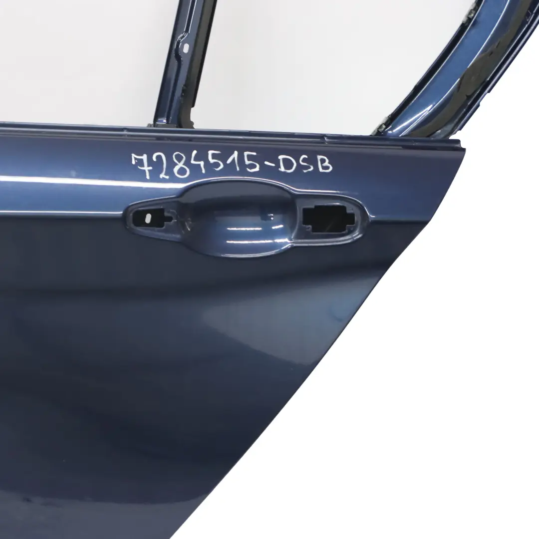 BMW F20 Drzwi Lewe Tylne Niebieskie Tiefseeblau Metallic - A67 - SKU 7284515-DSB - Numer Części 7284515
