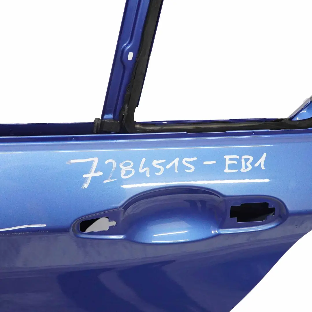 Porta posteriore sinistra N/S Estorilblau Estoril Blue Metallic - B45 per BMW F20 con numero di parte 7284515 BMW F20 Porta posteriore sinistra N/S Estorilblau Estoril Blue Metallic - B45 - SKU 7284515-EB1 - Numero di parte 7284515