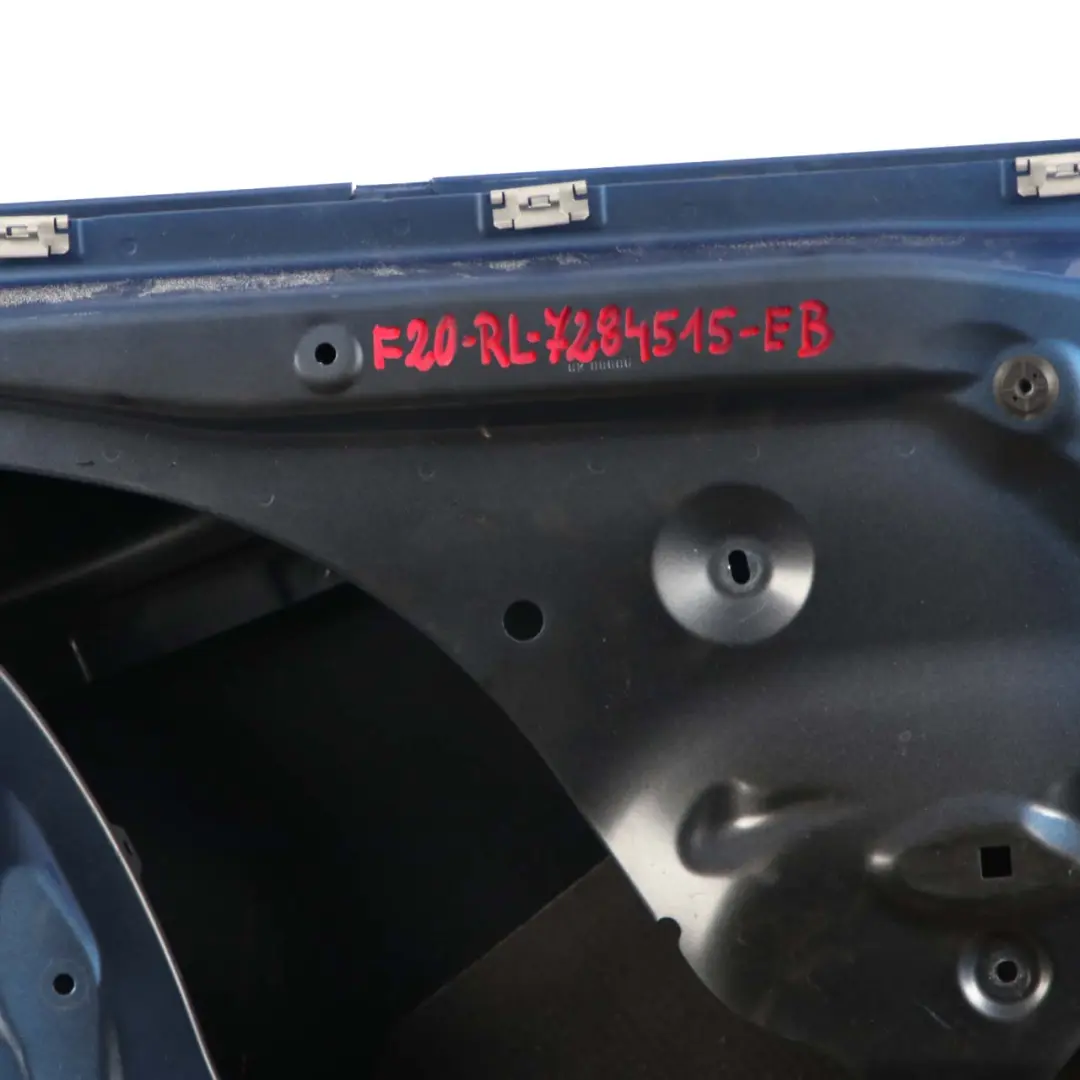 Left Door N/S Estorilblau Estoril Blue 2 Metallic - B45 to BMW 1 Series F20 Rear with Part number 7284515 BMW 1 Series F20 Rear Left Door N/S Estorilblau Estoril Blue 2 Metallic - B45 - SKU 7284515-EB - Part number 7284515