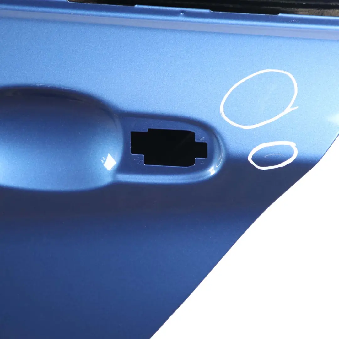 Left Door N/S Estorilblau Estoril Blue 2 Metallic - B45 to BMW 1 Series F20 Rear with Part number 7284515 BMW 1 Series F20 Rear Left Door N/S Estorilblau Estoril Blue 2 Metallic - B45 - SKU 7284515-EB - Part number 7284515
