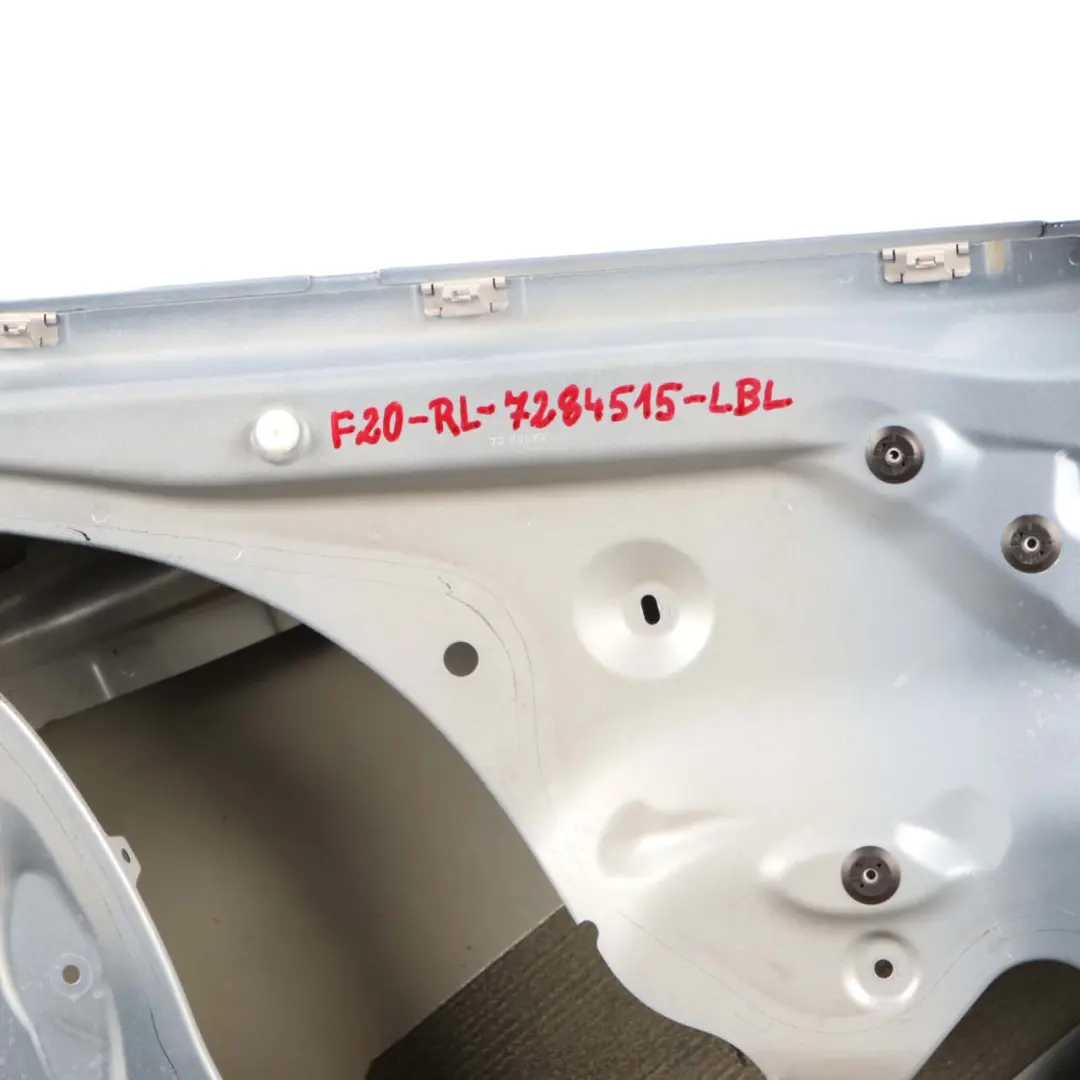 BMW 1 F20 Rear Left Door N/S Liquid Blue Metallic - B40 - SKU 7284515-LBL - Part number 7284515