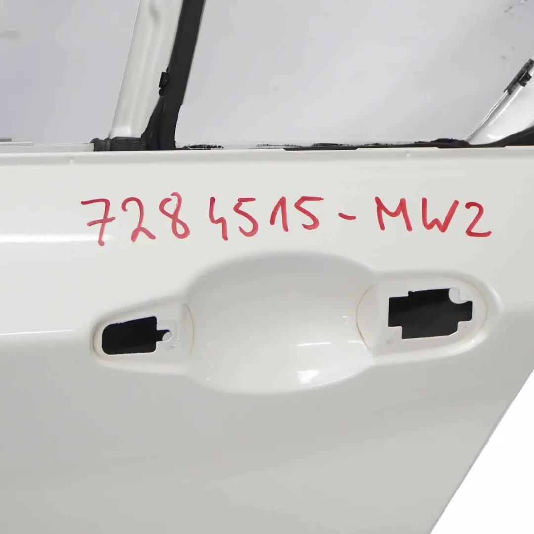 Arrière Gauche Blanc Minéral Métallisé - A96 pour BMW F20 Porte à propos du numéro de pièce 7284515 BMW F20 Porte Arrière Gauche Blanc Minéral Métallisé - A96 - SKU 7284515-MW2 - Numéro de pièce 7284515
