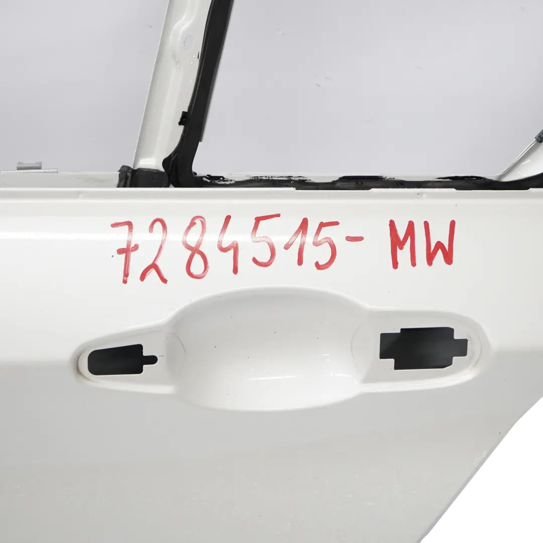 BMW F20 Tür Hinten Links Mineralweiss Mineral Weiss Metalic - A96 - SKU 7284515-MW - Teilenummer 7284515