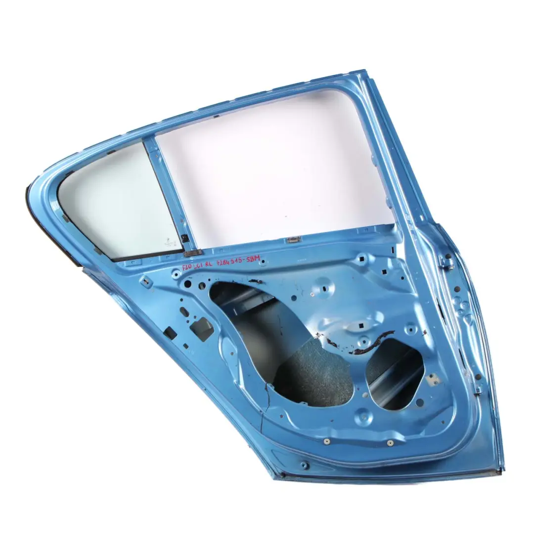Door Rear Left N/S Seaside Blue Metallic - C1R to BMW F20 with Part number 7284515 BMW F20 Door Rear Left N/S Seaside Blue Metallic - C1R - SKU 7284515-SBM - Part number 7284515