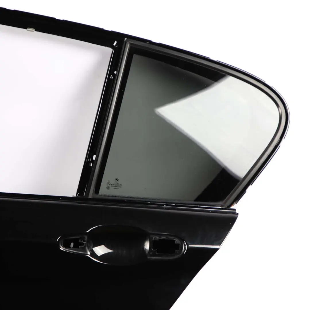 BMW 1 Series F20 Rear Left Door N/S Schwarz 2 Jet Black - 668 - SKU 7284515-SCH - Part number 7284515
