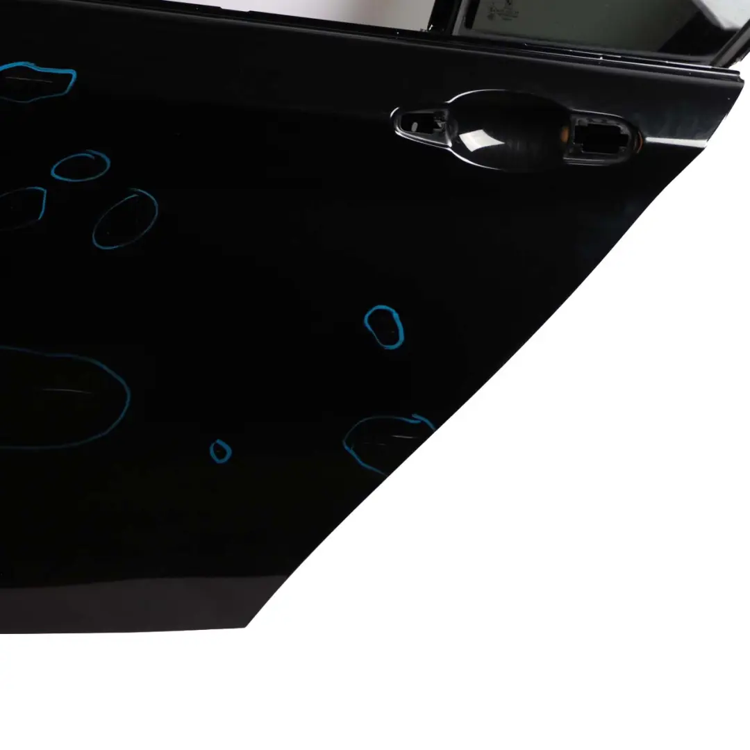 BMW 1 Series F20 Rear Left Door N/S Schwarz 2 Jet Black - 668 - SKU 7284515-SCH - Part number 7284515