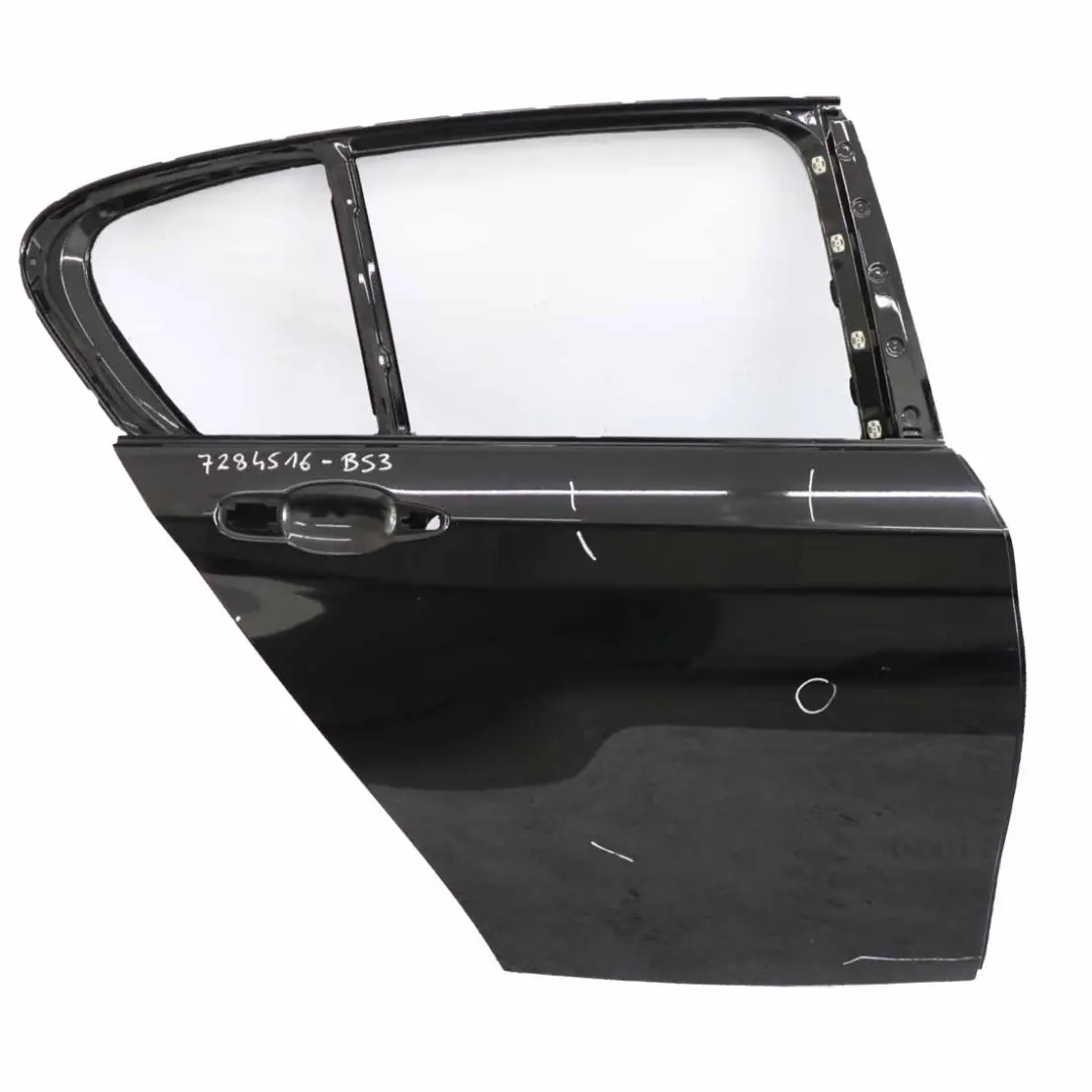 BMW F20 Rear Right Door O/S Black Sapphire Metallic - 475 - SKU 7284516-BS3 - Part number 7284516