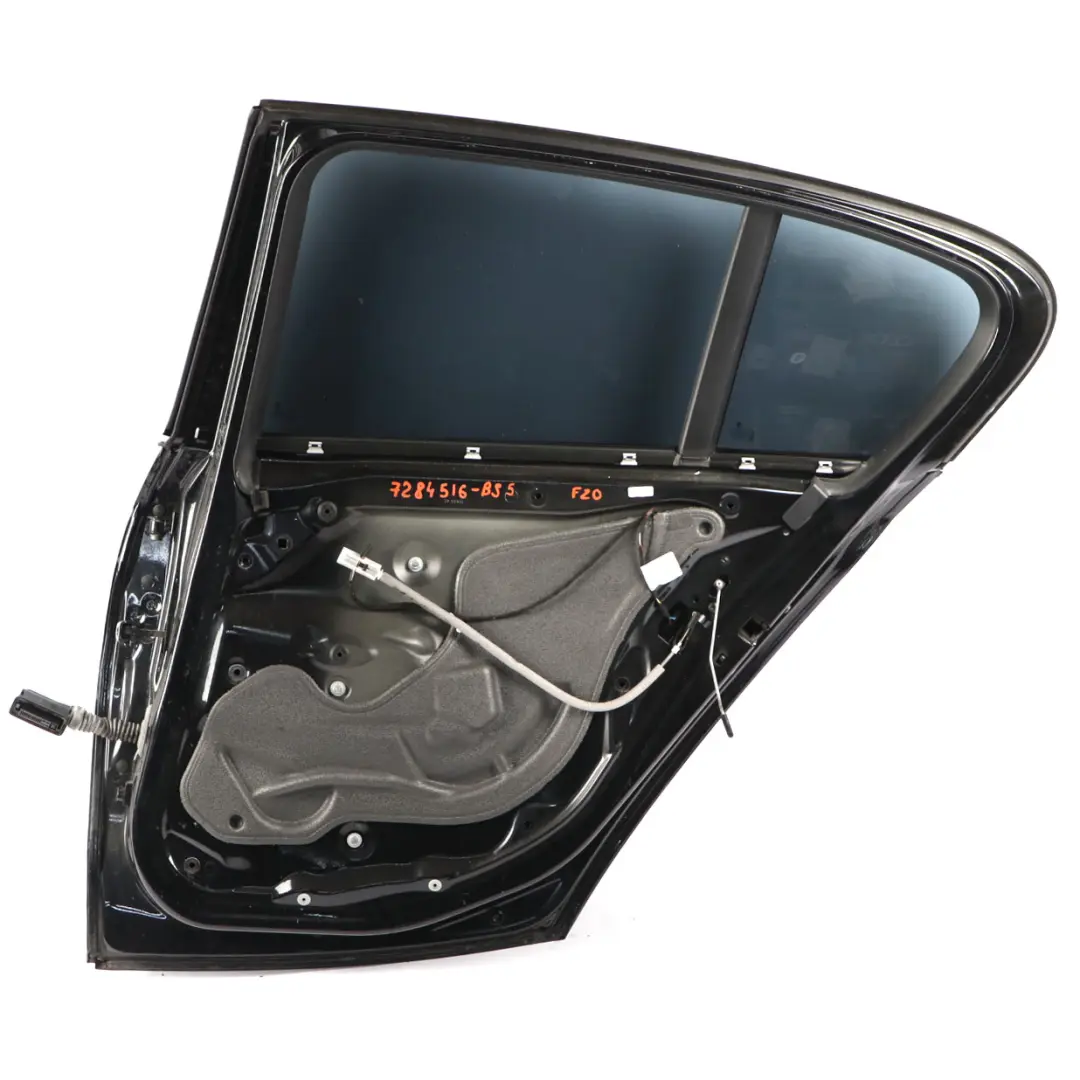 Right Door O/S Black Sapphire Metallic - 475 to BMW F20 Rear with Part number 7284516 BMW F20 Rear Right Door O/S Black Sapphire Metallic - 475 - SKU 7284516-BS5 - Part number 7284516