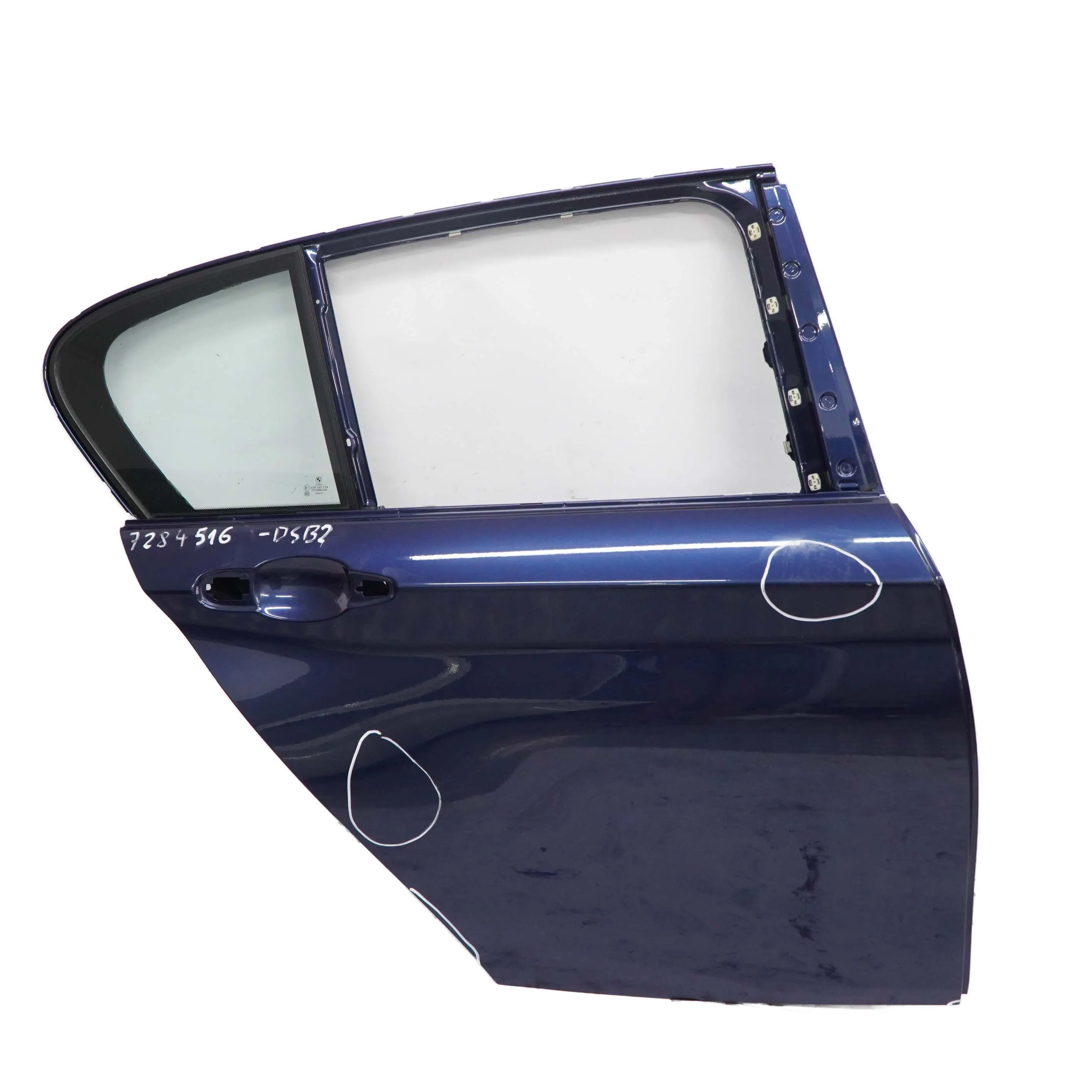 BMW F20 Door Rear Right O/S Tiefseeblau Deep Sea Blue Metallic - A76