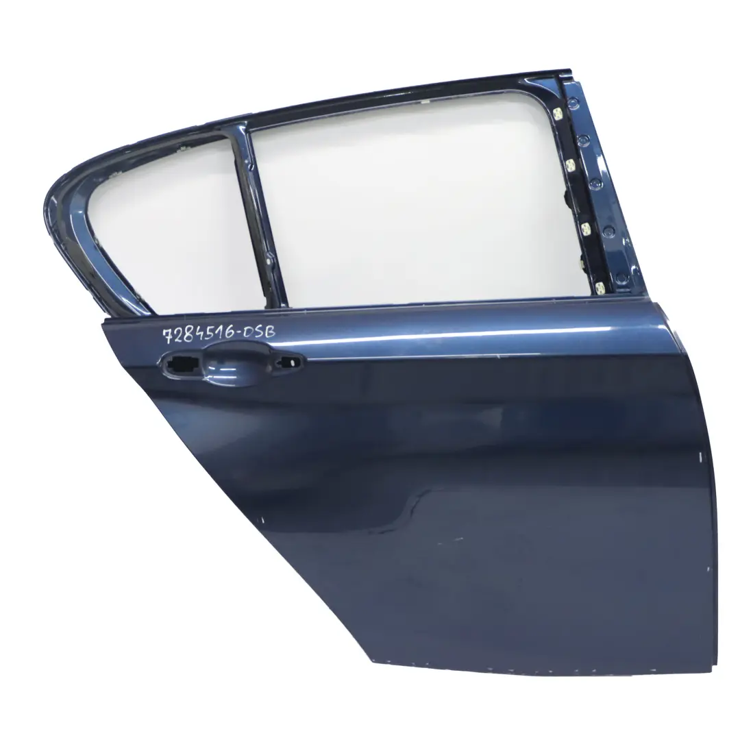 Porta Posteriore Destra Tiefseeblau Deep Sea Blue Metallic - A76 per BMW F20 con numero di parte 7284516 BMW F20 Porta Posteriore Destra Tiefseeblau Deep Sea Blue Metallic - A76 - SKU 7284516-DSB - Numero di parte 7284516