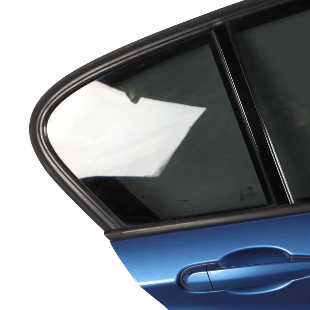 Door Rear Right O/S BMW F20 Estorilblau Estoril Blue II Metallic - B45 to with Part number 7284516 Door Rear Right O/S BMW F20 Estorilblau Estoril Blue II Metallic - B45 - SKU 7284516-EB - Part number 7284516