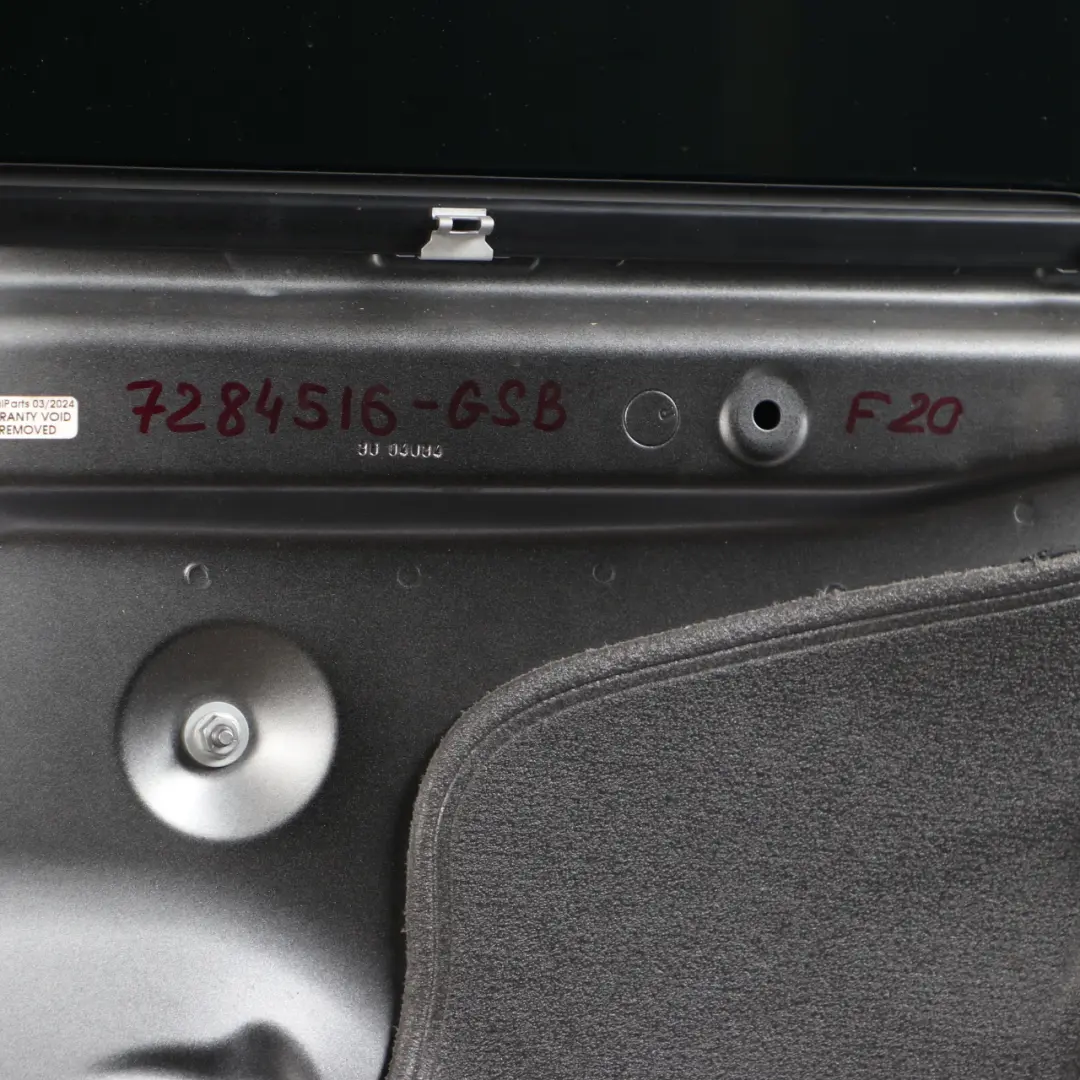 BMW F20 Rear Right Door O/S Glaciersilber Glacier Silver Metallic - A83 - SKU 7284516-GSB - Part number 7284516