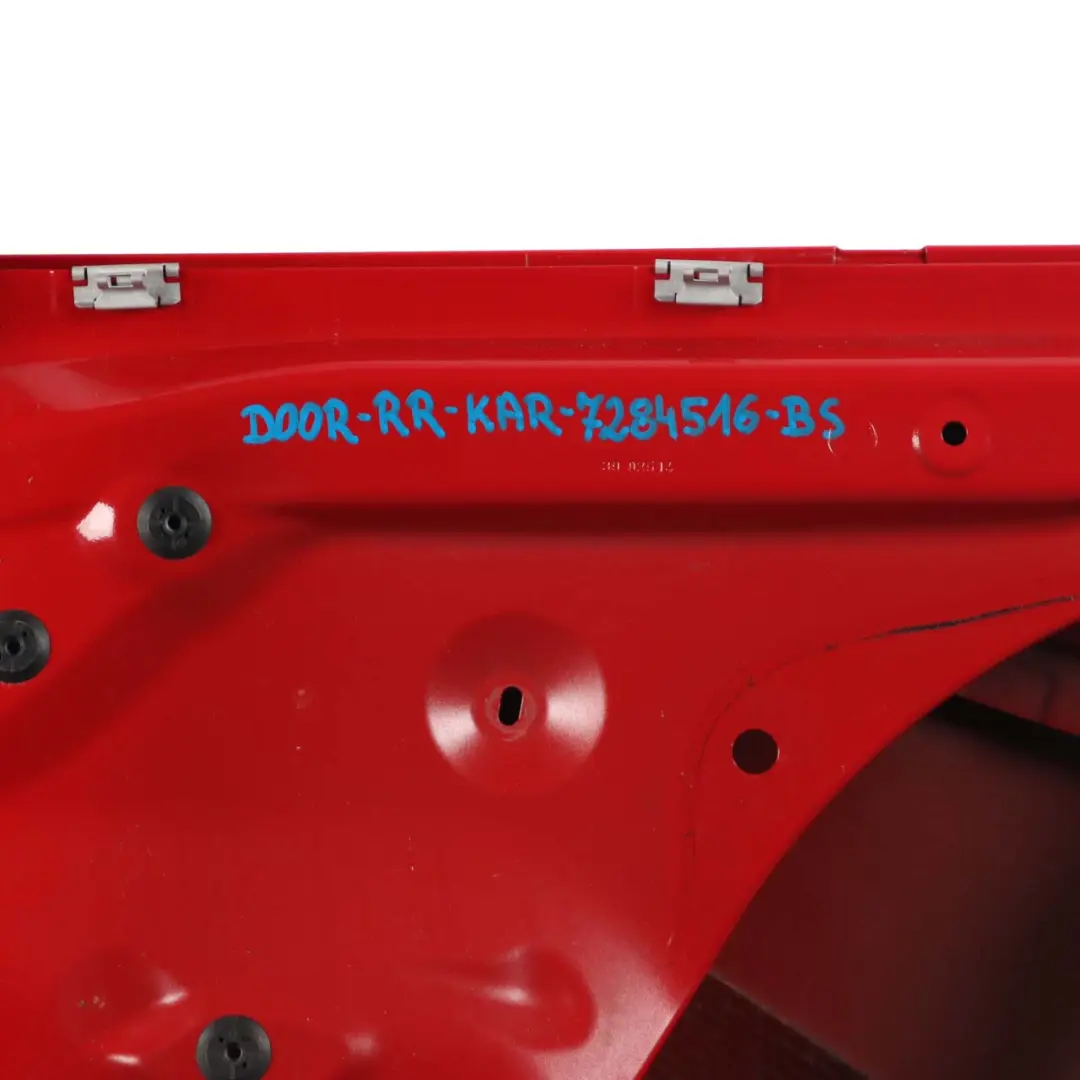 Door Rear Right O/S BMW F20 Karmesinrot Crimson Red - A61 to with Part number 7284516 Door Rear Right O/S BMW F20 Karmesinrot Crimson Red - A61 - SKU 7284516-KAR1 - Part number 7284516