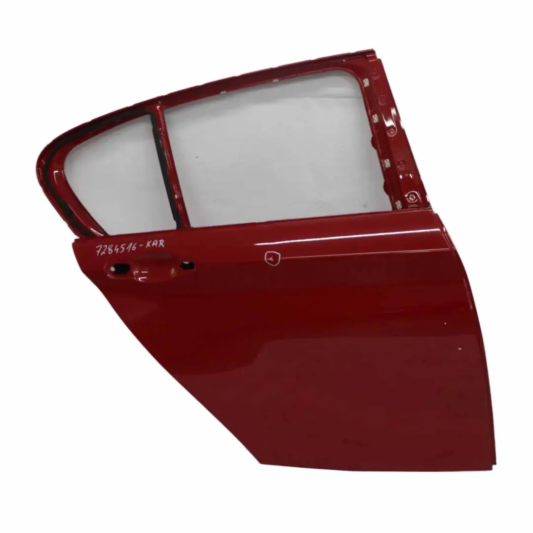 Right Door O/S Karmesinrot Crimson Red - A61 to BMW F20 Rear with Part number 7284516 BMW F20 Rear Right Door O/S Karmesinrot Crimson Red - A61 - SKU 7284516-KAR - Part number 7284516