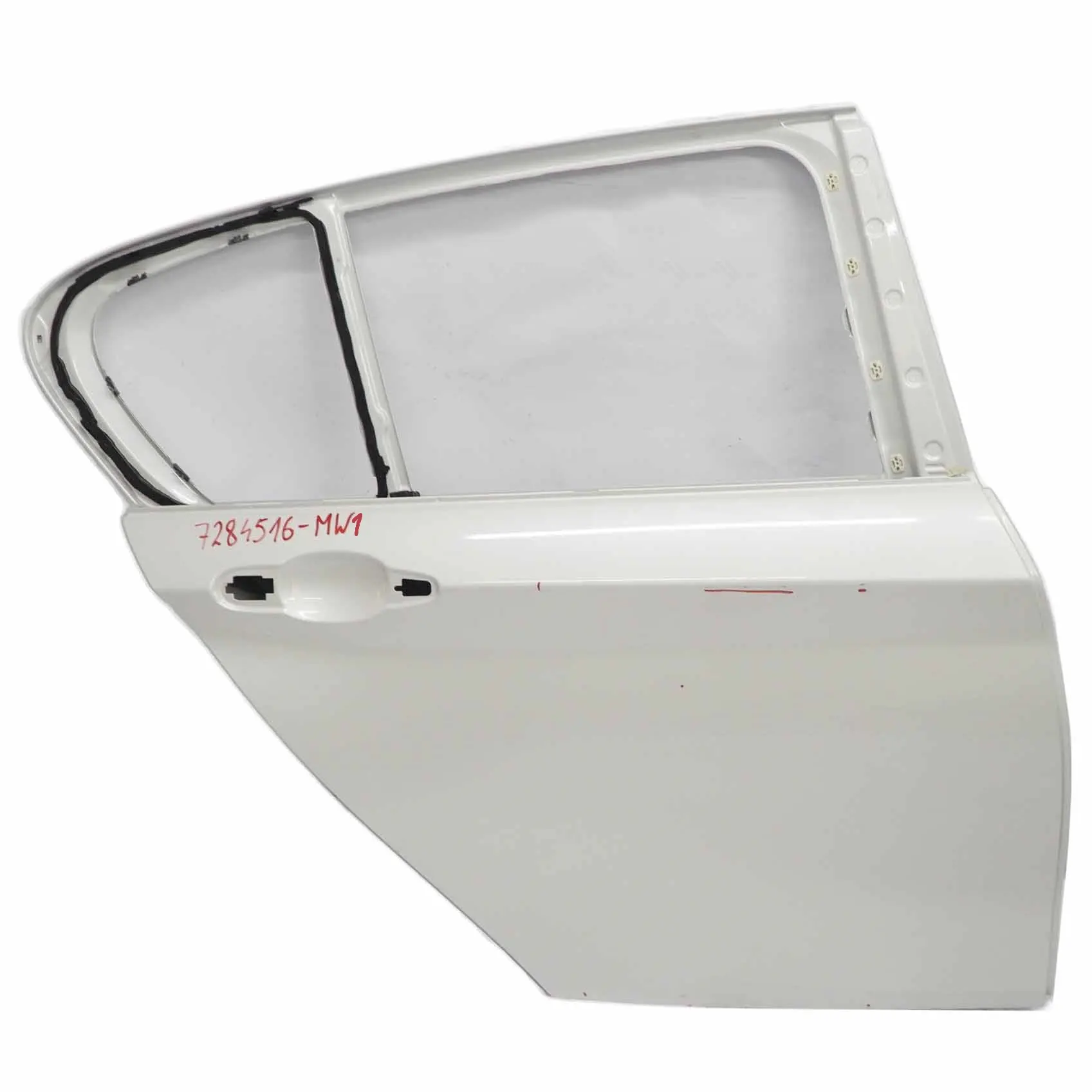 BMW F20 Puerta Trasera Derecha Mineralweiss Blanco Mineral Metalizado - A96