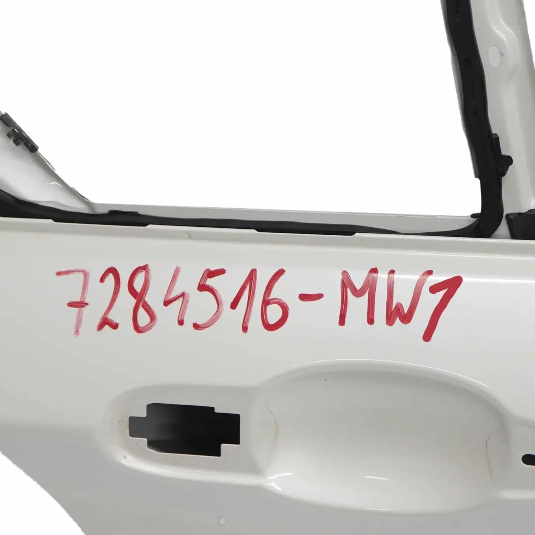 BMW F20 Tür hinten rechts Mineralweiss Mineralweiss Metallic - A96 - SKU 7284516-MW1 - Teilenummer 7284516
