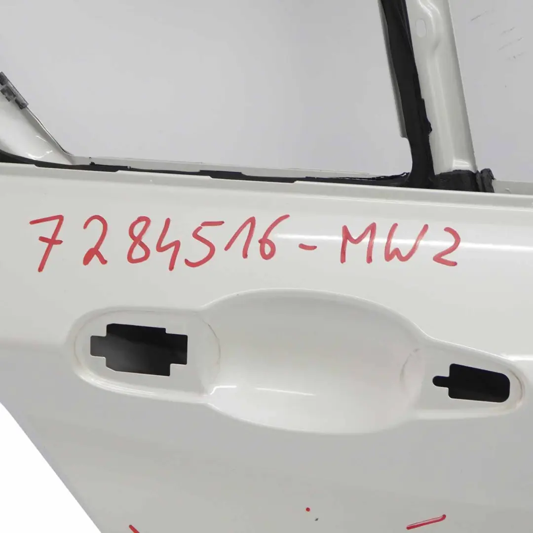 BMW F20 Puerta Trasera Derecha Mineralweiss Blanco Mineral Metalizado - A96 - SKU 7284516-MW2 - Número de pieza 7284516