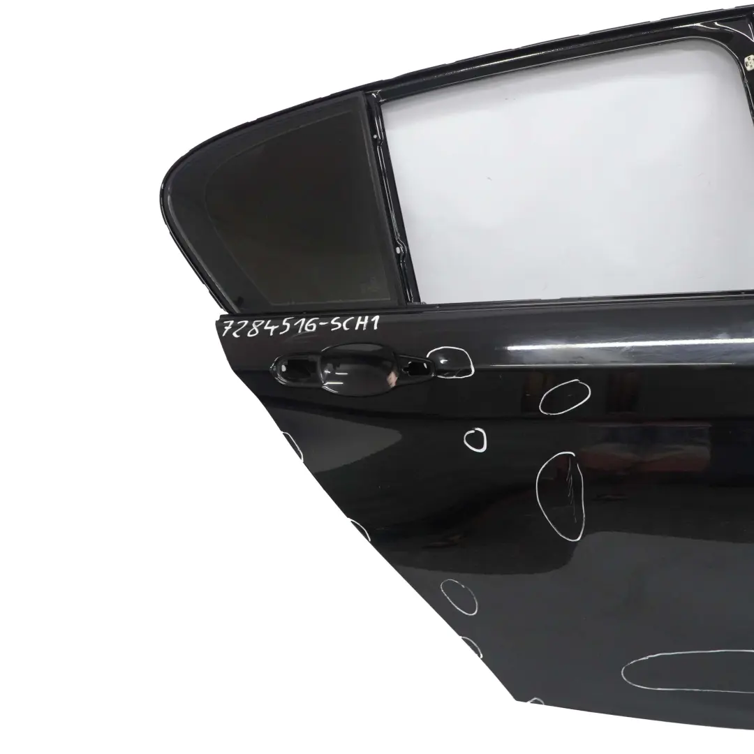 BMW 1 Series F20 Rear Right Door O/S Schwarz 2 Black - 668 - SKU 7284516-SCH1 - Part number 7284516