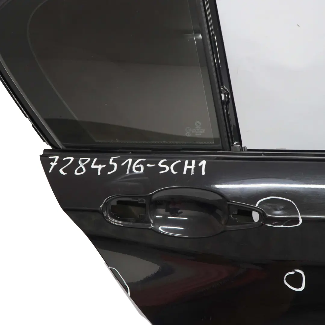 BMW 1 Series F20 Rear Right Door O/S Schwarz 2 Black - 668 - SKU 7284516-SCH1 - Part number 7284516