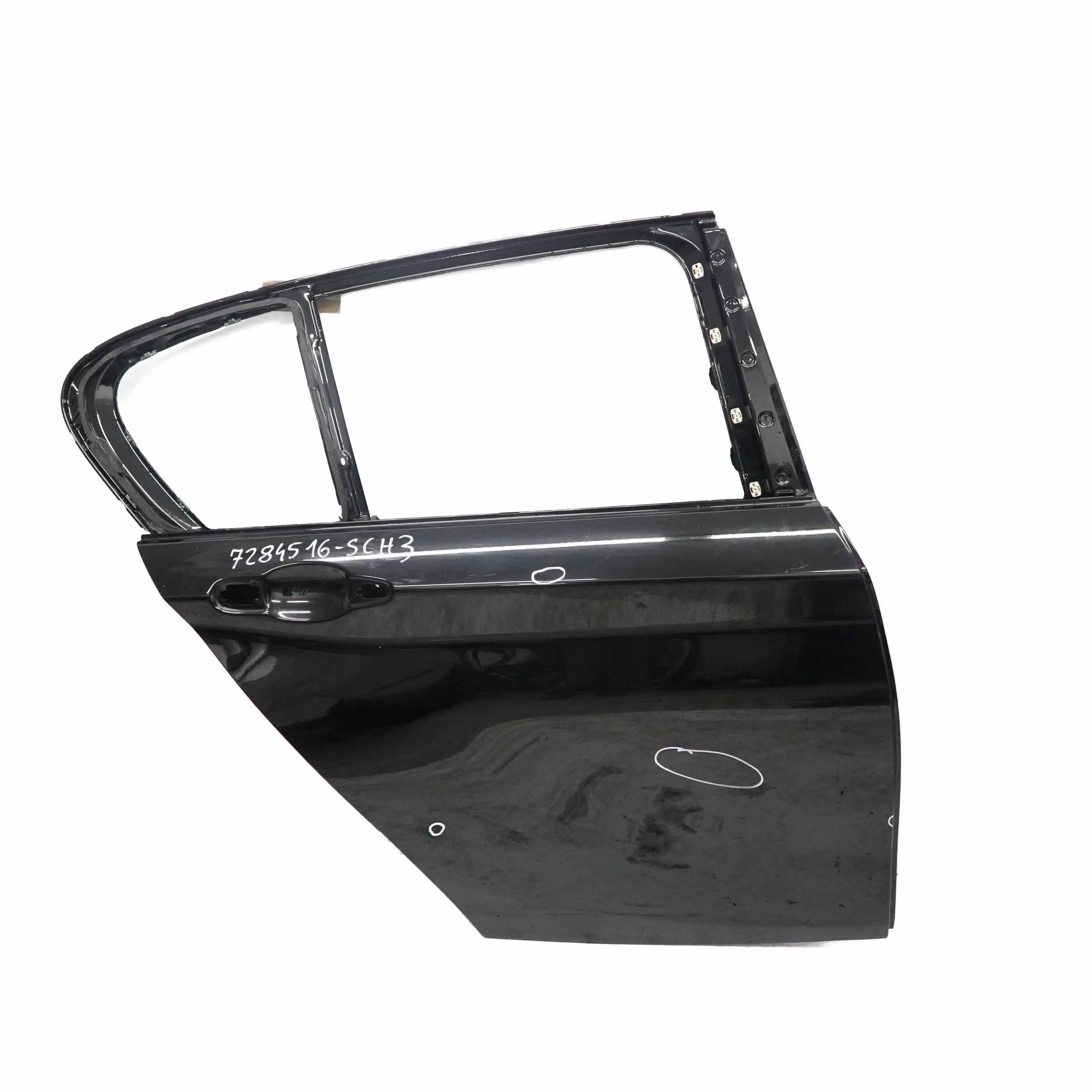 BMW F20 Porta Posteriore Destra O/S Schwarz Nero - 668