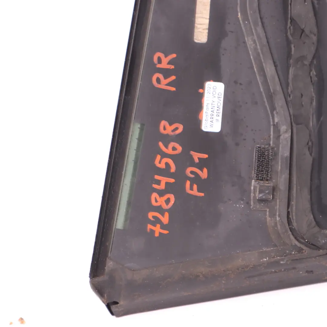vetro finestrino laterale posteriore destro vetri lucentezza per BMW F21 con numero di parte 7284568 BMW F21 vetro finestrino laterale posteriore destro vetri lucentezza - SKU 7284568 - Numero di parte 7284568