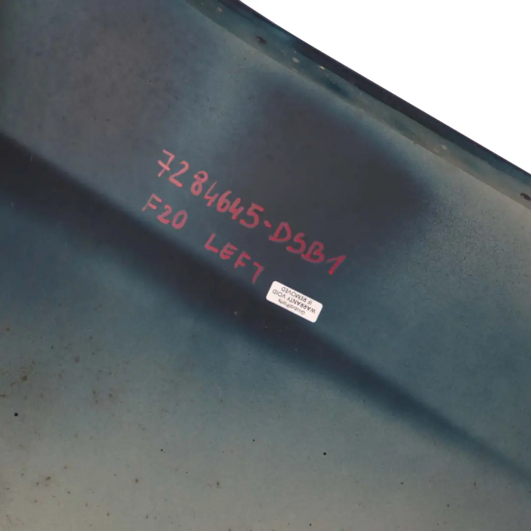  Wing Fender Panel BMW F20 F21 F22 Front Left Side N/S Tiefseeblau Blue - A76 - SKU 7284645-DSB1 - Part number 7284645