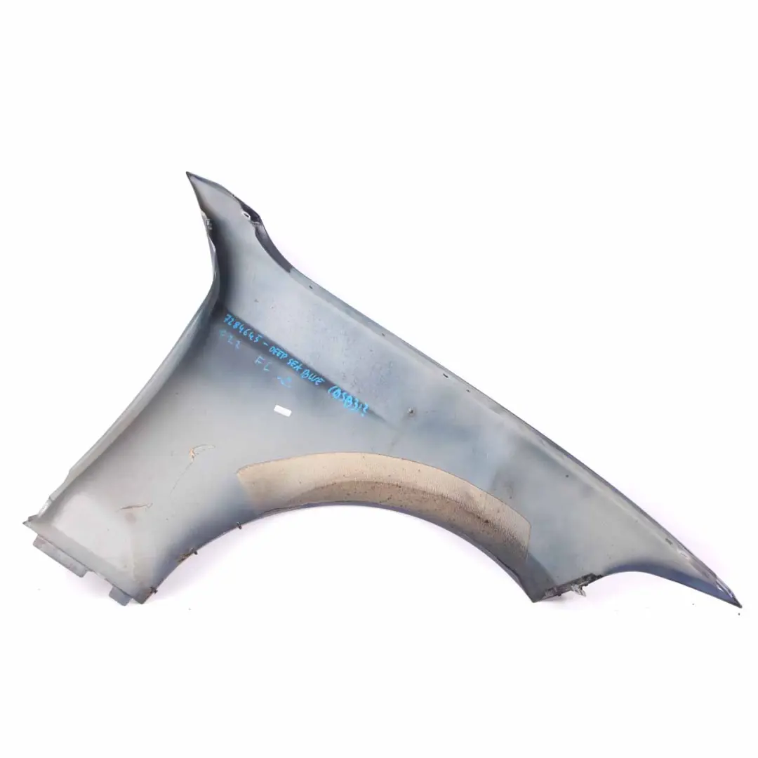 Wing Fender Panel BMW F20 F21 F22 Front Left Side N/S Tiefseeblau Blue - A76 to with Part number 7284645 Wing Fender Panel BMW F20 F21 F22 Front Left Side N/S Tiefseeblau Blue - A76 - SKU 7284645-DSB3 - Part number 7284645