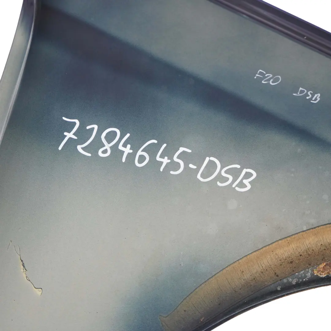 Pareti Anteriore Destro Parafango Blu Acque Profonde Blu - A76 per BMW F20 F22 con numero di parte 7284645 BMW F20 F22 Pareti Anteriore Destro Parafango Blu Acque Profonde Blu - A76 - SKU 7284645-DSB - Numero di parte 7284645
