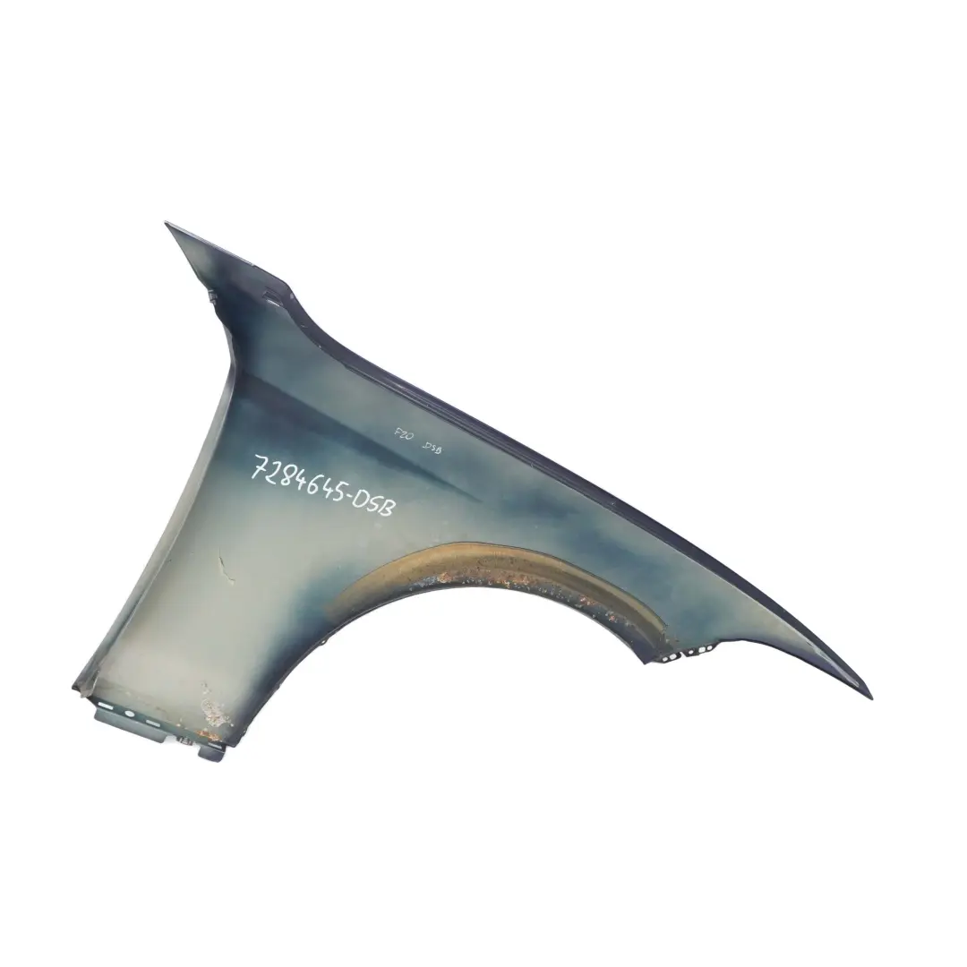 Side Panel Wing Fender Front Left N/S Tiefseeblau Blue - A76 to BMW 1 2 F20 F22 with Part number 7284645 BMW 1 2 F20 F22 Side Panel Wing Fender Front Left N/S Tiefseeblau Blue - A76 - SKU 7284645-DSB - Part number 7284645