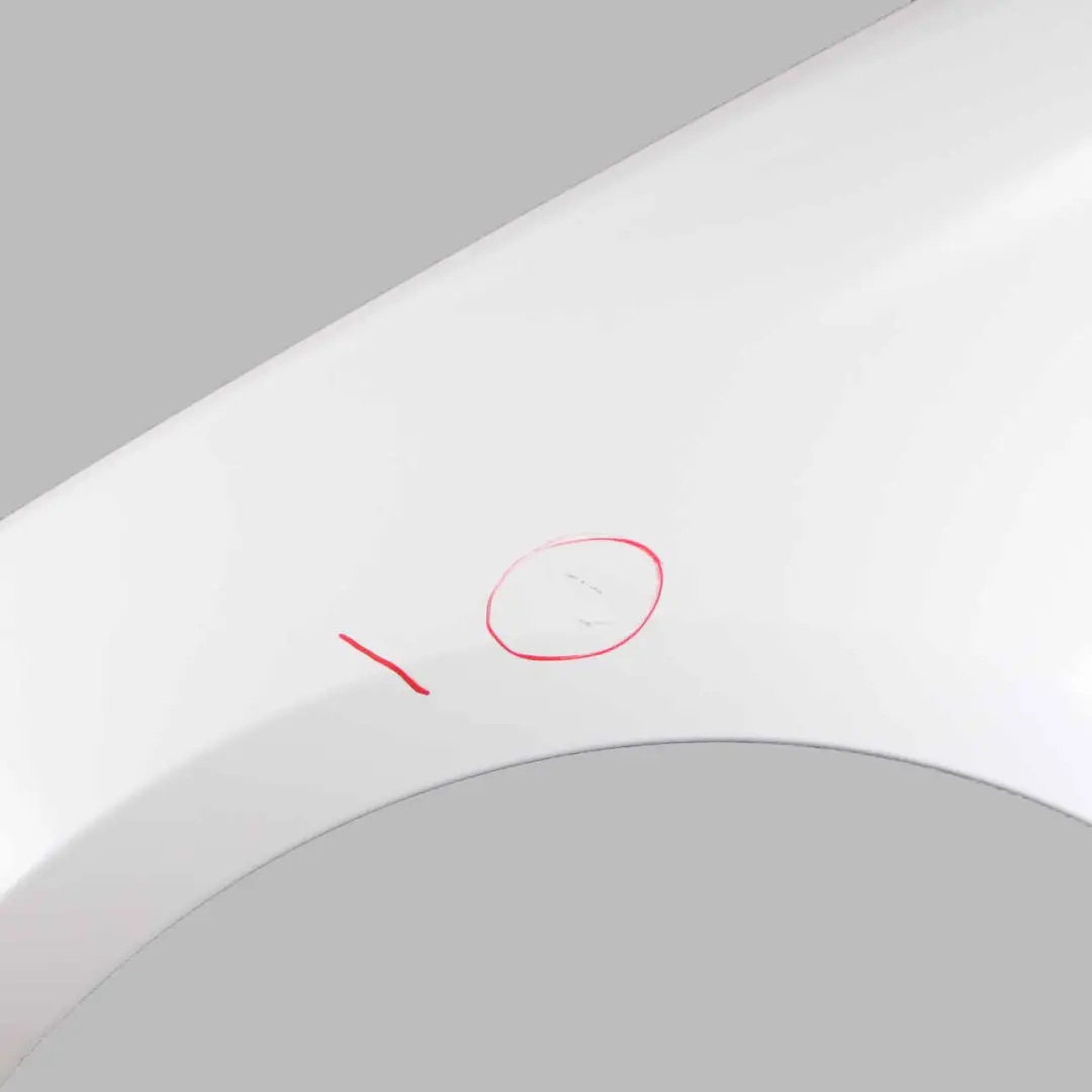 BMW F20 F21 Side Panel Wing Fender Front Left N/S Mineralweiss Mineral White A96 - SKU 7284645-MW1 - Part number 7284645
