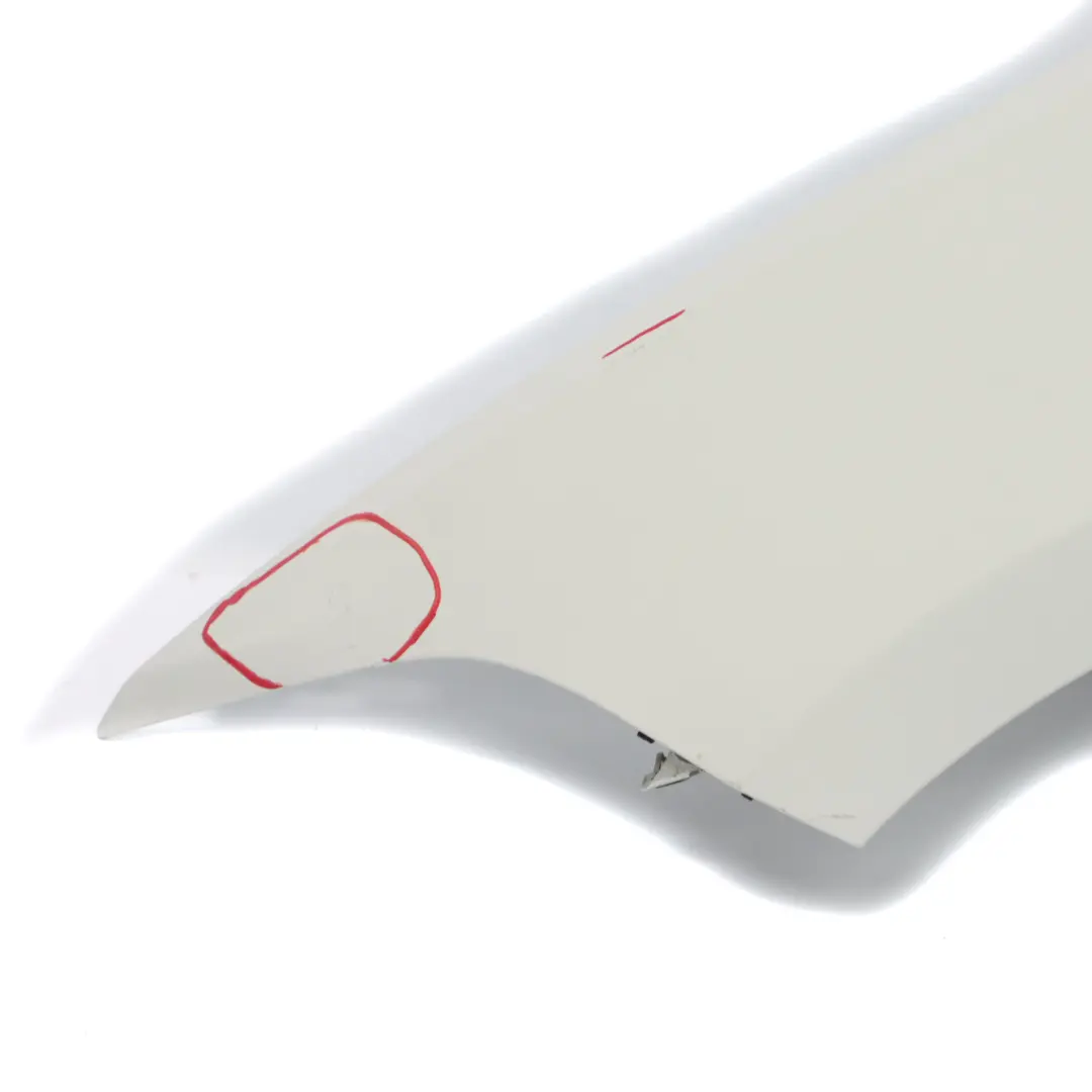 BMW F20 F21 Panel lateral Ala Guardabarros Delantero Izquierdo Mineralweiss A96 - SKU 7284645-MW2 - Número de pieza 7284645