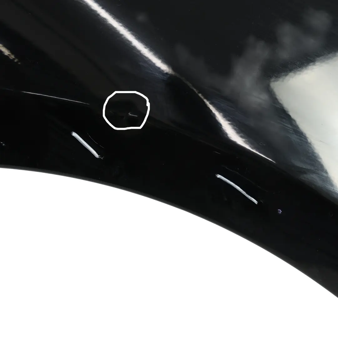 BMW F20 F22 Side Panel Wing Fender Front Right O/S Schwarz 2 Black - 668 - SKU 7284646-SCH1 - Part number 7284646