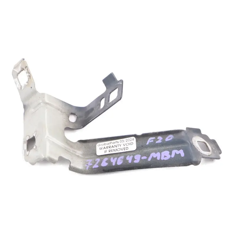 Soporte Lateral Guardabarros Delantero Izquierdo Azul Medianoche B38 para BMW F20 con número de pieza 7284649 BMW F20 Soporte Lateral Guardabarros Delantero Izquierdo Azul Medianoche B38 - SKU 7284649-MBM - Número de pieza 7284649