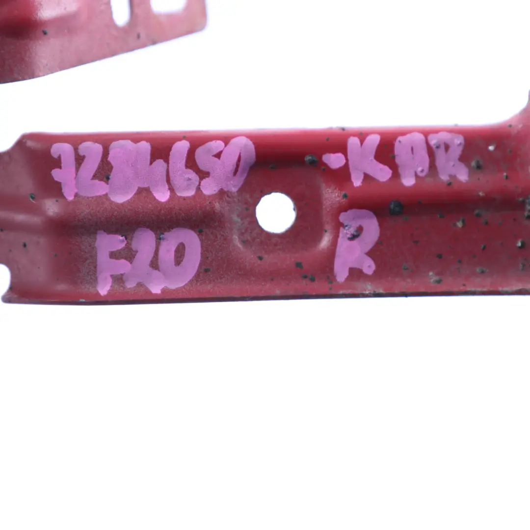 Fender Mount Bracket Front Right 2 O/S Karmesinrot Crimson Red-A61 to BMW F20 F21 with Part number 7284650 BMW F20 F21 Fender Mount Bracket Front Right 2 O/S Karmesinrot Crimson Red-A61 - SKU 7284650-KAR - Part number 7284650