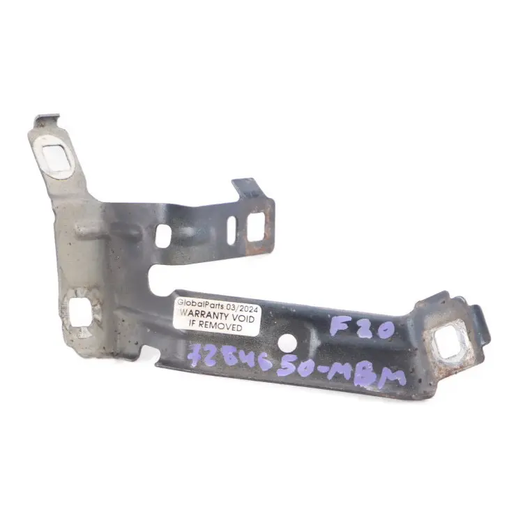 Fender Bracket BMW F20 F21 Front Right 2 O/S Holder Panel Midnight Blue B38 to with Part number 7284650 Fender Bracket BMW F20 F21 Front Right 2 O/S Holder Panel Midnight Blue B38 - SKU 7284650-MBM - Part number 7284650