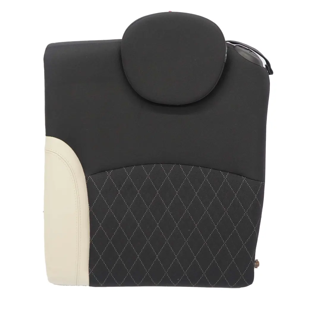 Mini Cabrio R57 LCI Rear Left Seat N/S Cloth Leather Backrest Polar Beige - SKU 7284825 - Part number 7284825