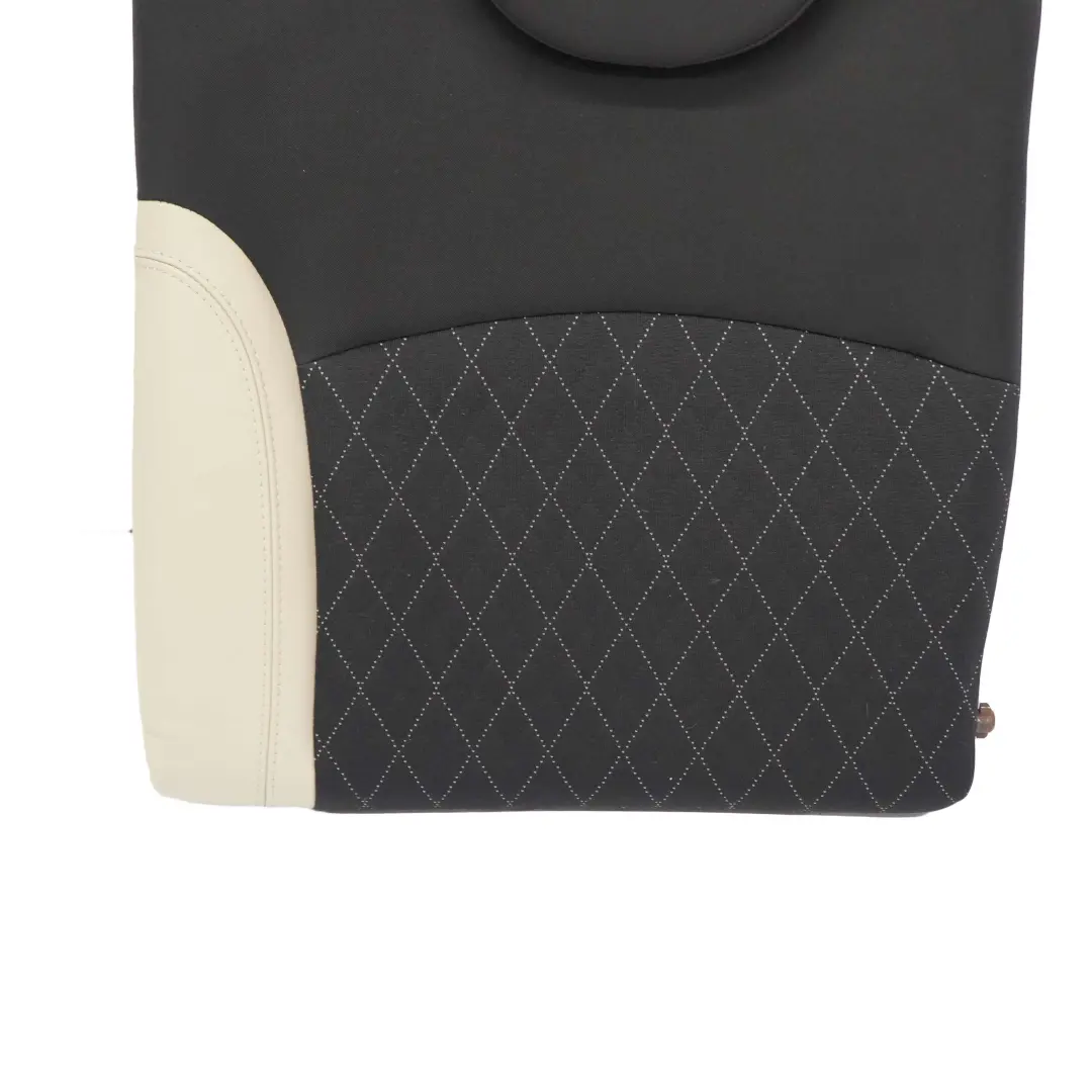 Bezug Lehne Links Stoff Leder Cross Check Polar Beige für Mini Cabrio R57 mit Teilenummer 7284825 Mini Cabrio R57 Bezug Lehne Links Stoff Leder Cross Check Polar Beige - SKU 7284825 - Teilenummer 7284825
