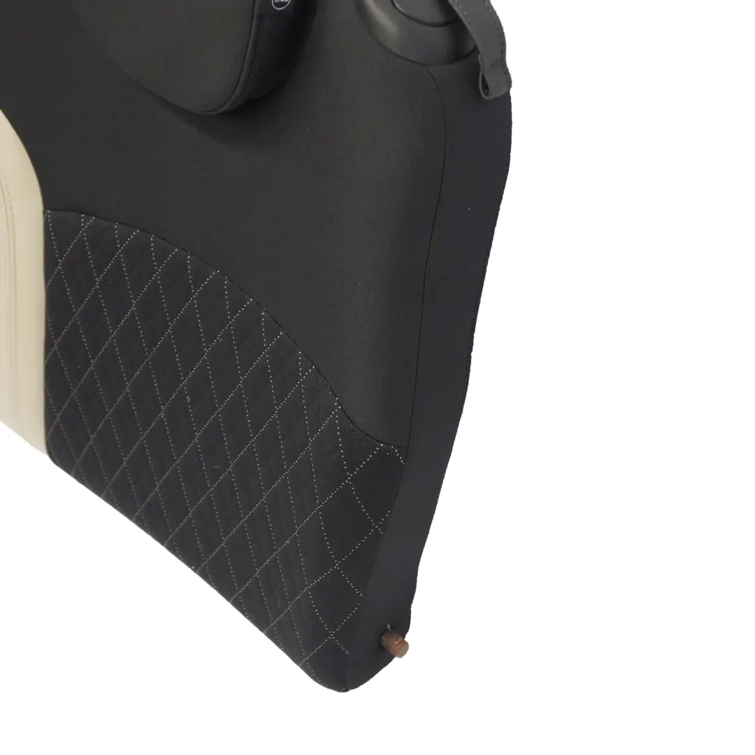 Bezug Lehne Links Stoff Leder Cross Check Polar Beige für Mini Cabrio R57 mit Teilenummer 7284825 Mini Cabrio R57 Bezug Lehne Links Stoff Leder Cross Check Polar Beige - SKU 7284825 - Teilenummer 7284825