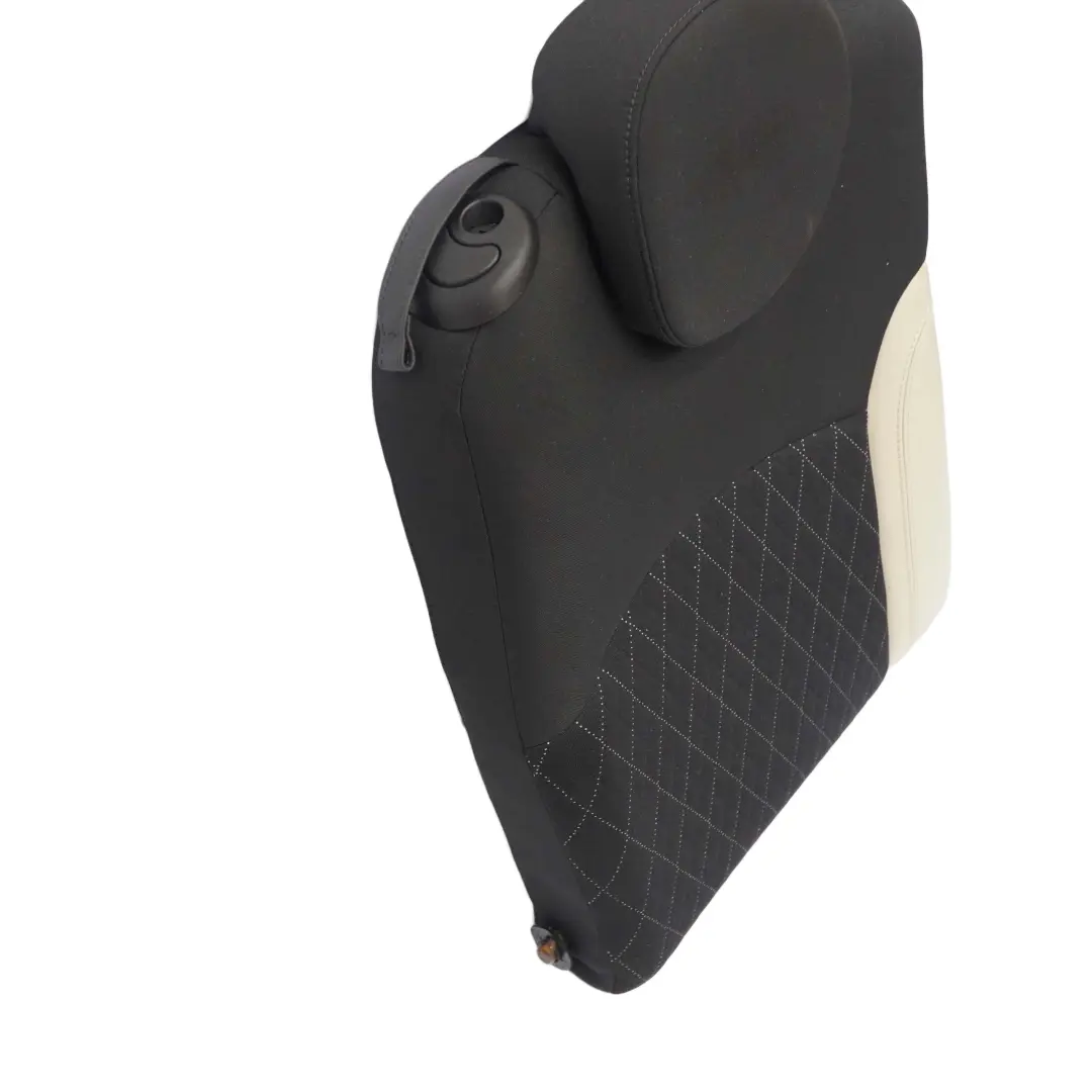 Right Seat O/S Cloth Leather Backrest Polar Beige to Mini Cabrio R57 LCI Rear with Part number 7284826 Mini Cabrio R57 LCI Rear Right Seat O/S Cloth Leather Backrest Polar Beige - SKU 7284826 - Part number 7284826
