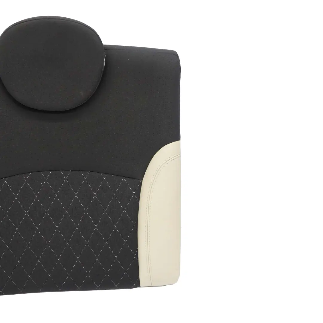Mini Cabrio R57 LCI Rear Right Seat O/S Cloth Leather Backrest Polar Beige - SKU 7284826 - Part number 7284826