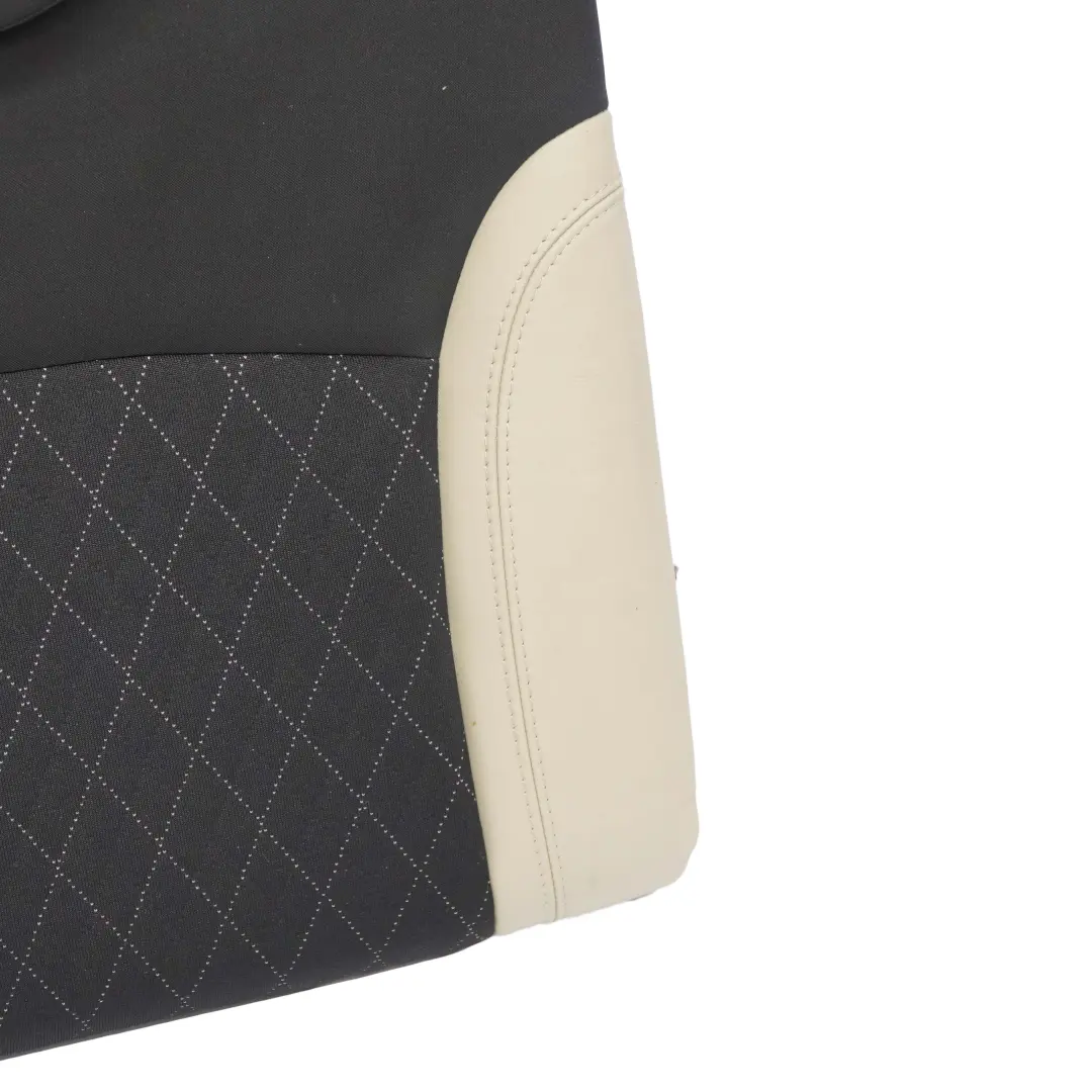 Mini Cabrio R57 LCI Rear Right Seat O/S Cloth Leather Backrest Polar Beige - SKU 7284826 - Part number 7284826
