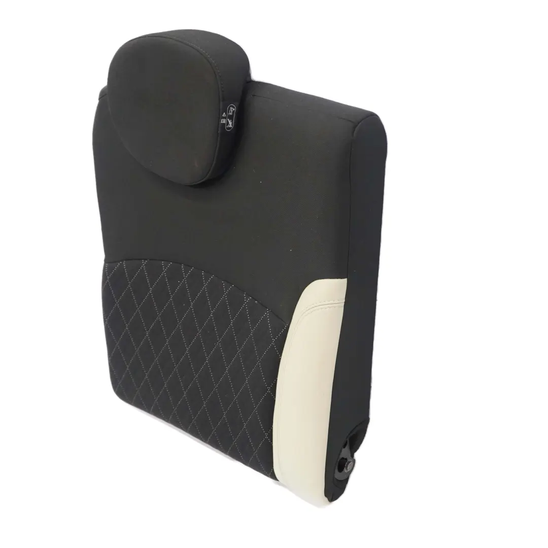 Mini Cabrio R57 LCI Rear Right Seat O/S Cloth Leather Backrest Polar Beige - SKU 7284826 - Part number 7284826