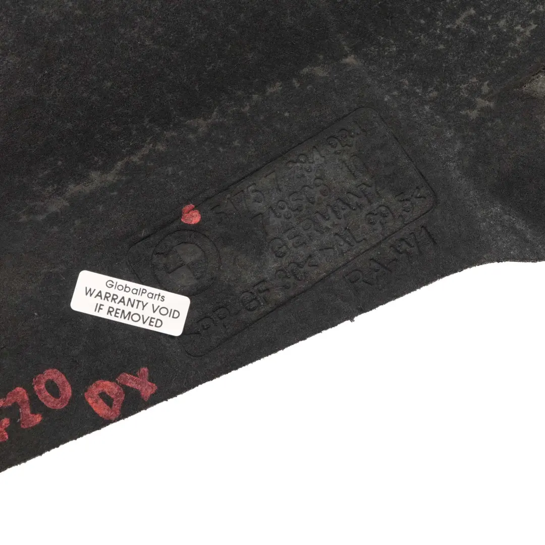 BMW 1 2 3 er F20 F21 F30 LCI X-Drive Unterbodenverkleidung Abgasanlage - SKU 7284934 - Teilenummer 7284934